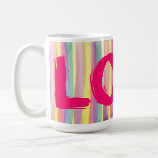 Hot Pink-LIEBE Kaffeetasse