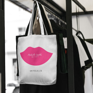 Hot Pink Lips Design Make-up Künstler Tragetasche