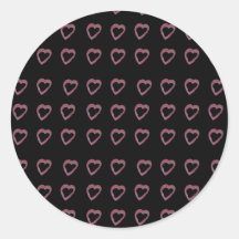 Hot Pink Lipstick Herz