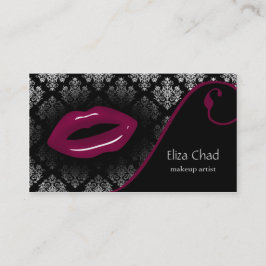 Hot-Pink Makeup artist Business Cards Visitenkarte