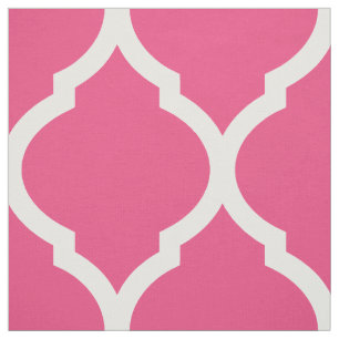 Hot Pink marokkanische Folie Große Größe Stoff