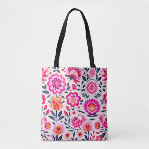 Hot Pink mexikanische Blume Blumenmuster Chic