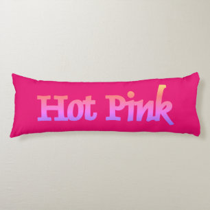 Hot Pink mit dem Namen Kissen