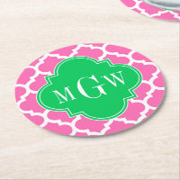 Hot Pink mit marokkanischer Nr. 5 Emerald 3 Initia