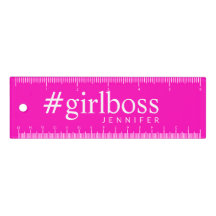 Hot Pink Modern Girl Boss