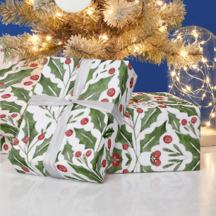 Hot Pink Modern Groovy Weihnachten Geschenkpapier