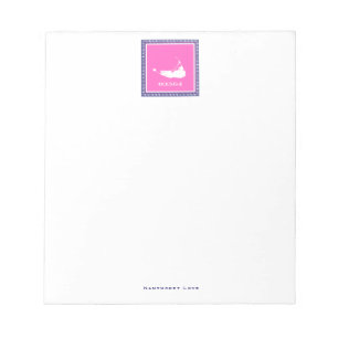 Hot Pink Nantucket (Sconset) Zip-Code Note Pad Notizblock