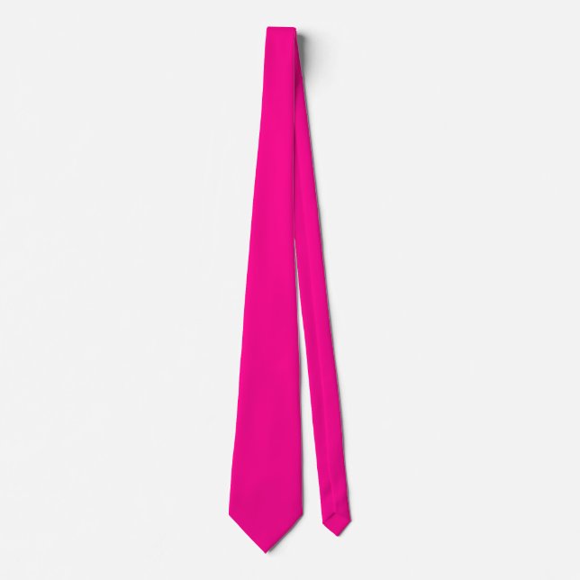 Hot Pink Neck Tie Krawatte (Vorderseite)