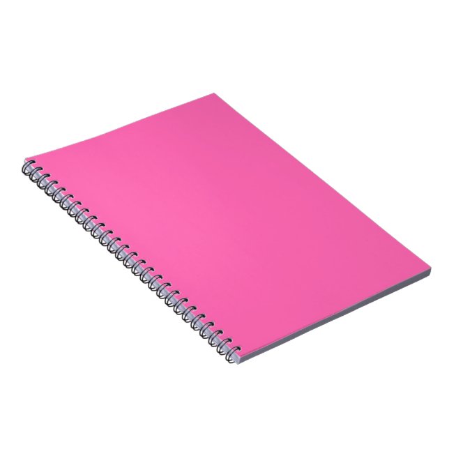 Hot-Pink-Notebook und -Journal Notizblock (Rechte Seite)