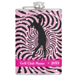 Hot Pink Opti-Dot "Birdie Juice" Flasche Flasche Flachmann