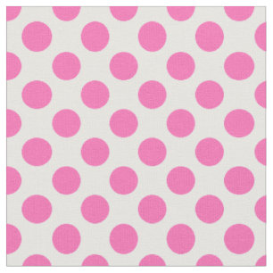 Hot Pink Polka Dot Stoff