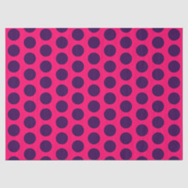 Hot Pink / Polka Dots Lila Brautparty Party Seidenpapier