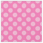 Hot Pink Polka Dots Stoff