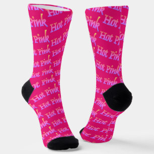 Hot Pink Premium Socken