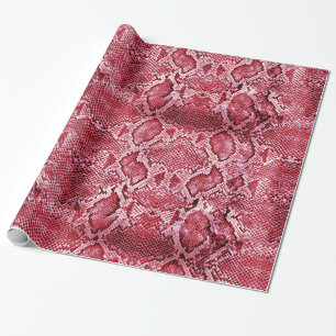 Hot-Pink-Schlange Geschenkpapier