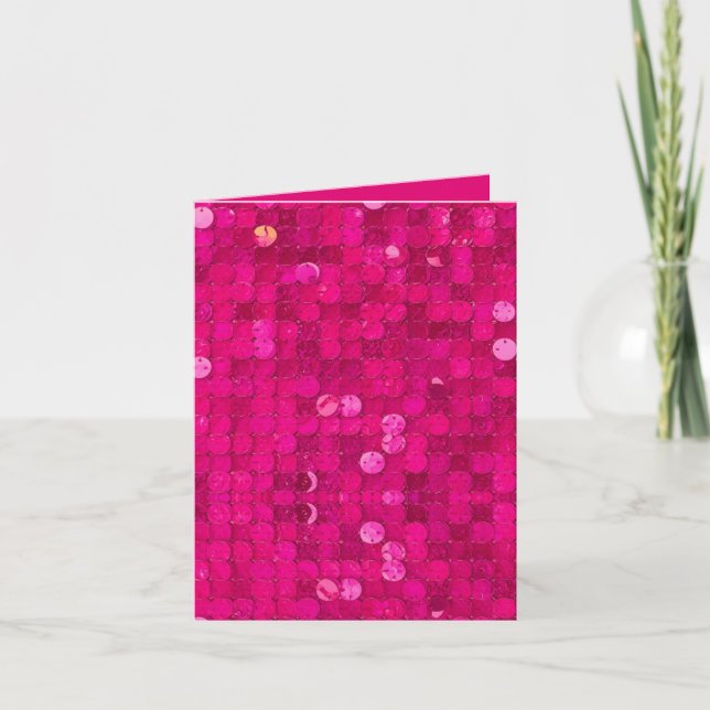 Hot Pink Sequin (Vorderseite)