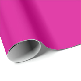 Hot Pink Solid Color Geschenkpapier