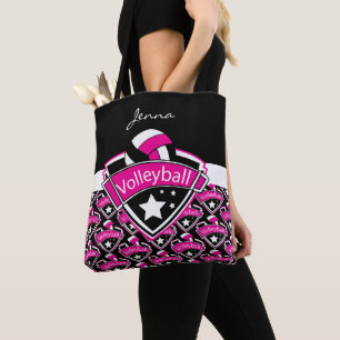 Hot Pink Sport Volleyball DIY Text