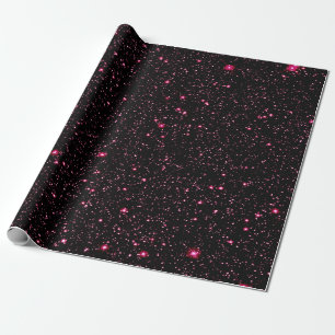Hot Pink Stars Geschenkpapier