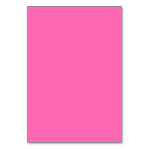 Hot Pink Table Card Tischnummer