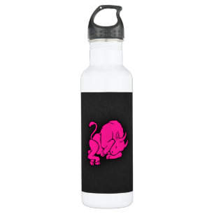 Hot Pink Taurus Bull Zodiac Sign Trinkflasche