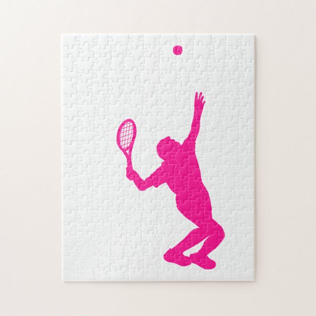 Hot Pink Tennis Puzzle (Vertikal)