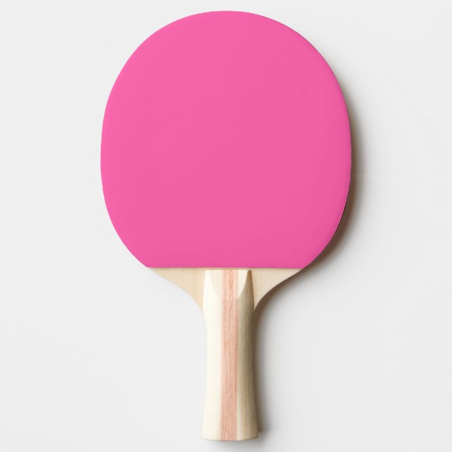 Hot Pink Tischtennis Schläger (Vorderseite)
