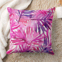 Hot Pink Tropical Dschungel Palm Leaf
