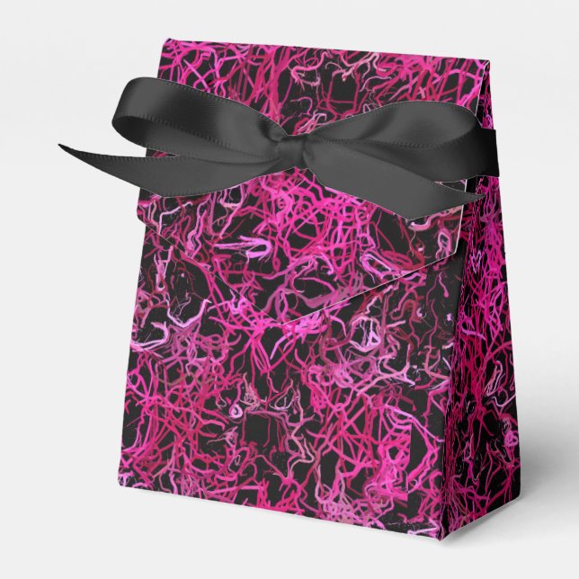 Hot Pink und Black Electric Geschenkschachtel (Vorderseite)