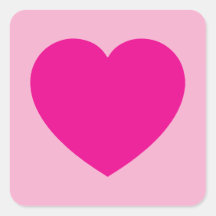 Hot Pink Valentines Herz