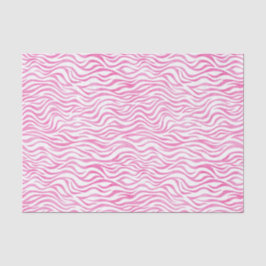 Hot Pink Wasserfarbe Zebra Print Seidenpapier