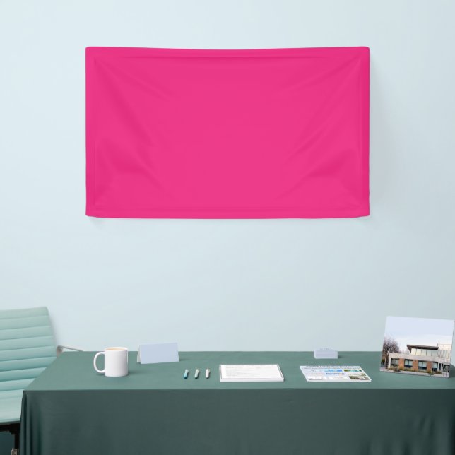 Hot Pink Wedding | Fett Farbe einladen Banner (Messeveranstaltung)