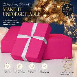 Hot Pink Wedding | Fett Farbe einladen Geschenkpapier