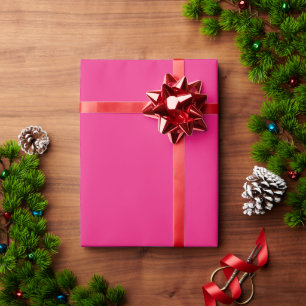 Hot Pink Wedding   Fett Farbe einladen Geschenkpapier
