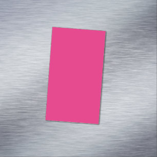 Hot Pink Wedding Fett Farbe einladen Magnetische Visitenkarte