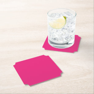 Hot Pink Wedding   Fett Farbe einladen Untersetzer