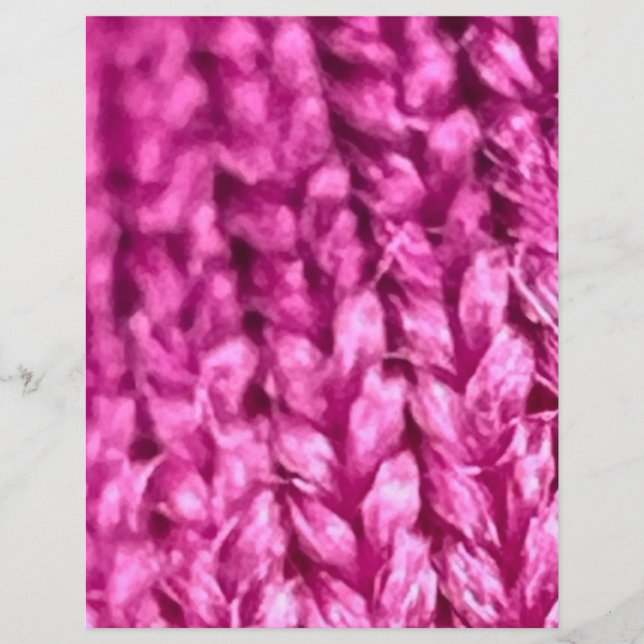 Hot Pink Week Closeup Scrapbook Paper (Vorderseite)