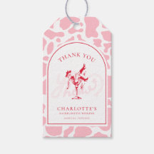 Hot Pink Western Junggeselinnen-Abschied