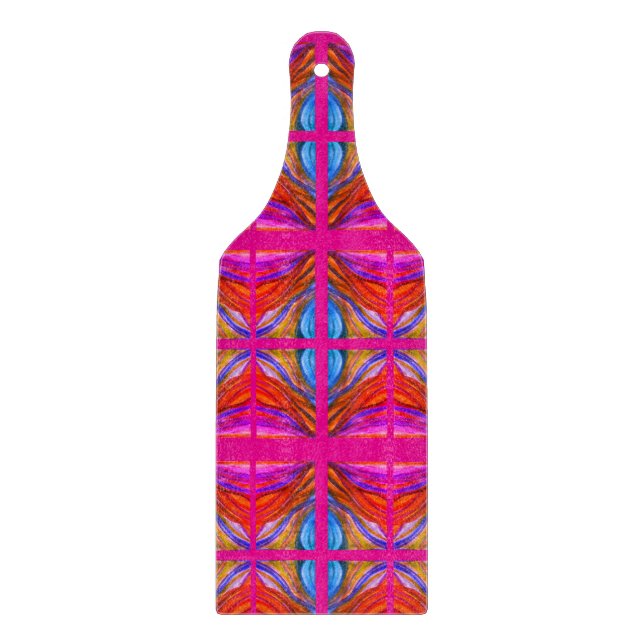 Hot Pink Wüste Inspiration Paddelschneider Schneidebrett (Vorderseite)