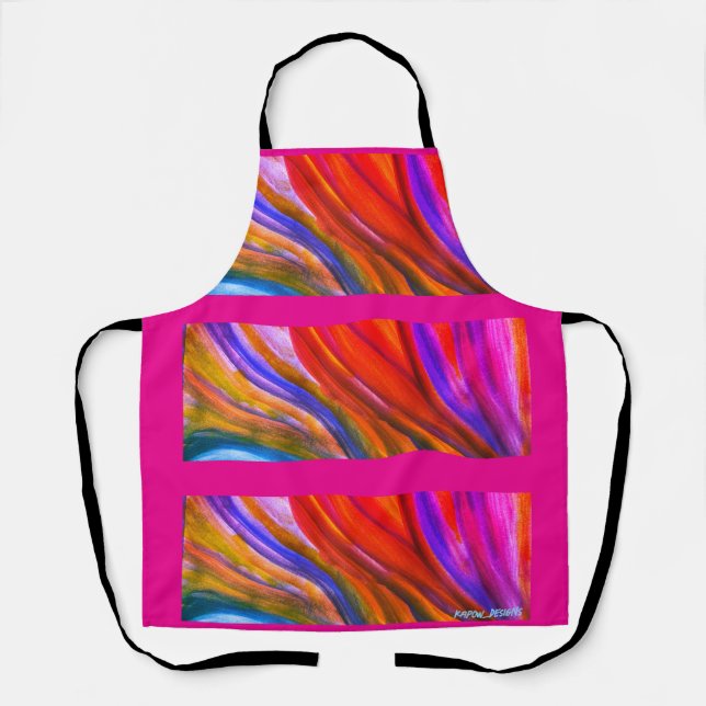 Hot Pink Wüste Inspiration Schürze 2 (Vorderseite)