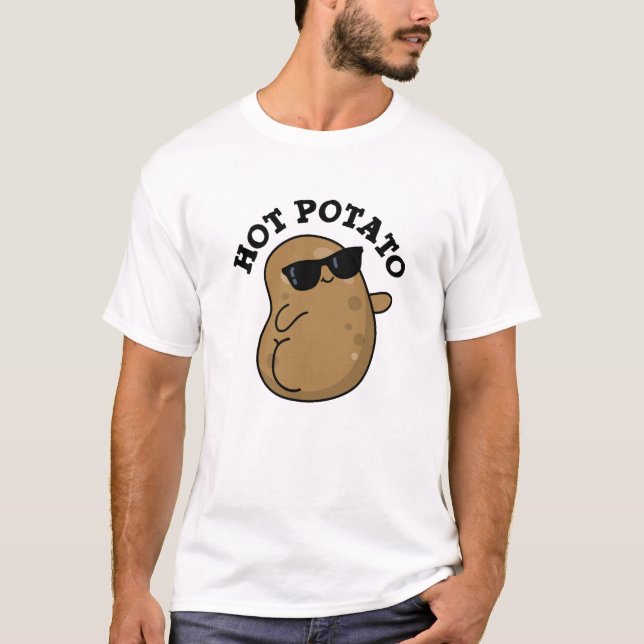 Hot Potato Funny Veggie Pub T-Shirt (Vorderseite)
