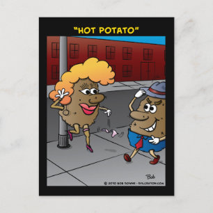 "Hot Potato" Postkarte