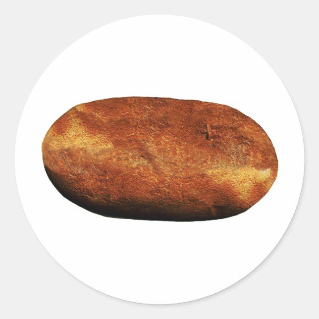 Hot Potato Runder Aufkleber (Vorderseite)