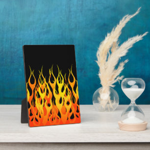 Hot Racing Flames Graphic Fotoplatte