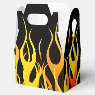 Hot Racing Flames Graphic Geschenkschachtel