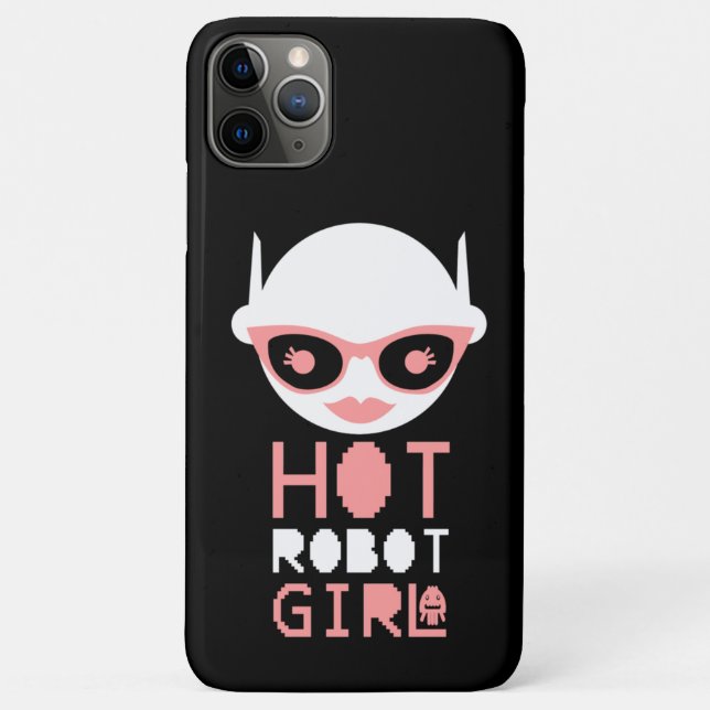 Hot Roboter Case-Mate iPhone Hülle (Rückseite)