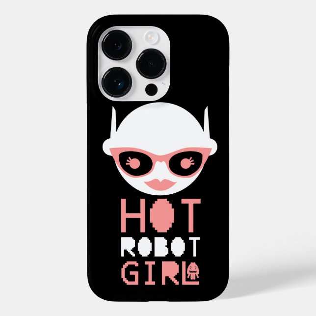 Hot Roboter Case-Mate iPhone Hülle (Rückseite)