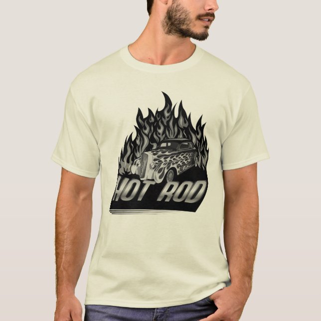 HOT ROD FLAMD AUTO T-Shirt (Vorderseite)