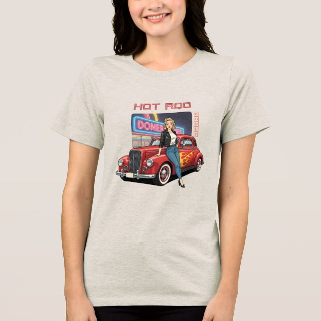 Hot Rod Honey Tri-Blend Shirt (Vorderseite)
