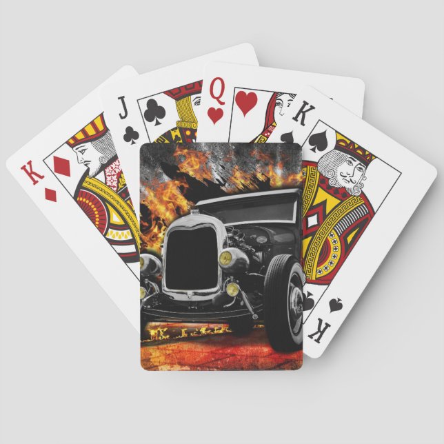 hot rod playing cards spielkarten (Rückseite)